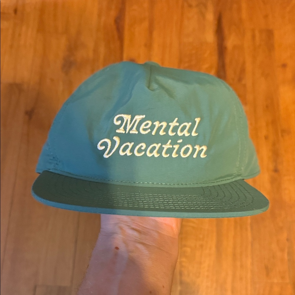 Katin “Mental Vacation" Teal Embroidered Cap